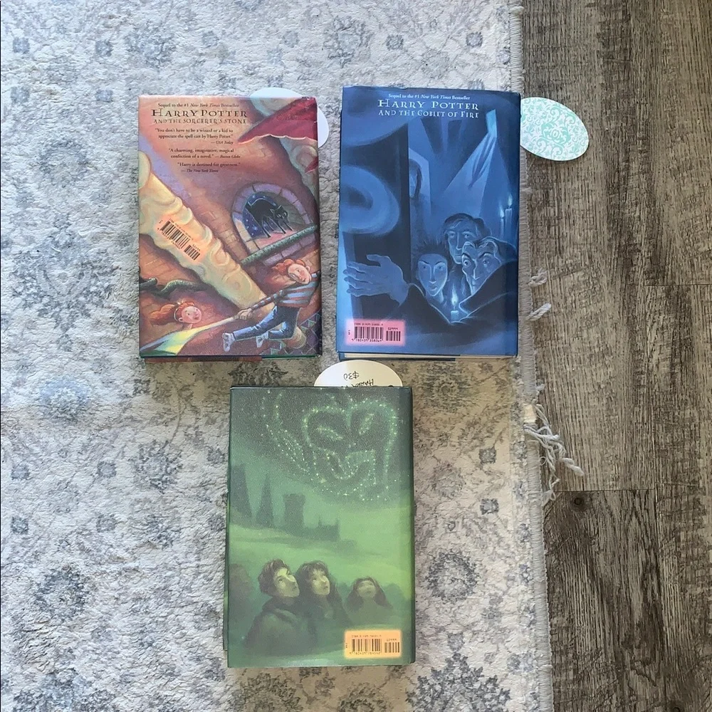 Harry Potter Hardcover Coffee Table Book Set - Red, Blue, Green
